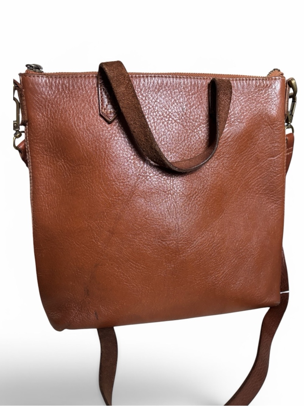 Madewell Leather Tote with Hearts - Picture 2 of 14